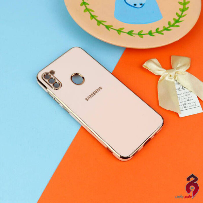 قاب براق My Case High Copy محافظ لنزدار سامسونگ Galaxy A11 شیری