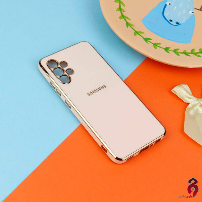 قاب براق My Case High Copy محافظ لنزدار سامسونگ Galaxy A32 4G شیری