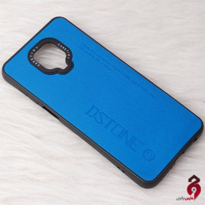 قاب چرمی Dstone کبریتی شیائومی Redmi Note 9s/Note 9 Pro/Note 10 Lite آبی کاربنی