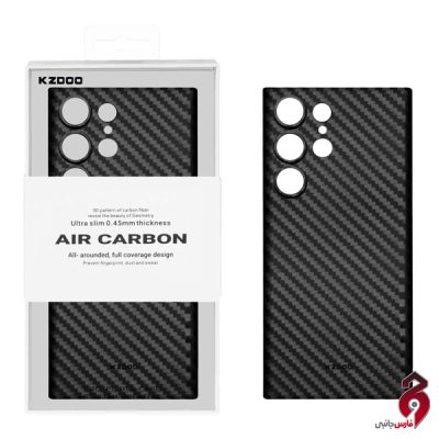 قاب محافظ لنزدار Original KZDoo Air Carbon سامسونگ S23 Ultra مشکی