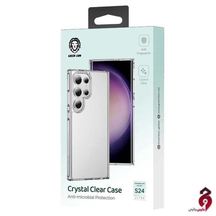 قاب Green Lion گرین لاین Crystal Clear سامسونگ S24 Ultra