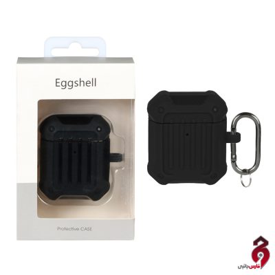 کیس ایرپاد Eggshell Original اپل AirPods 1/2 مشکی